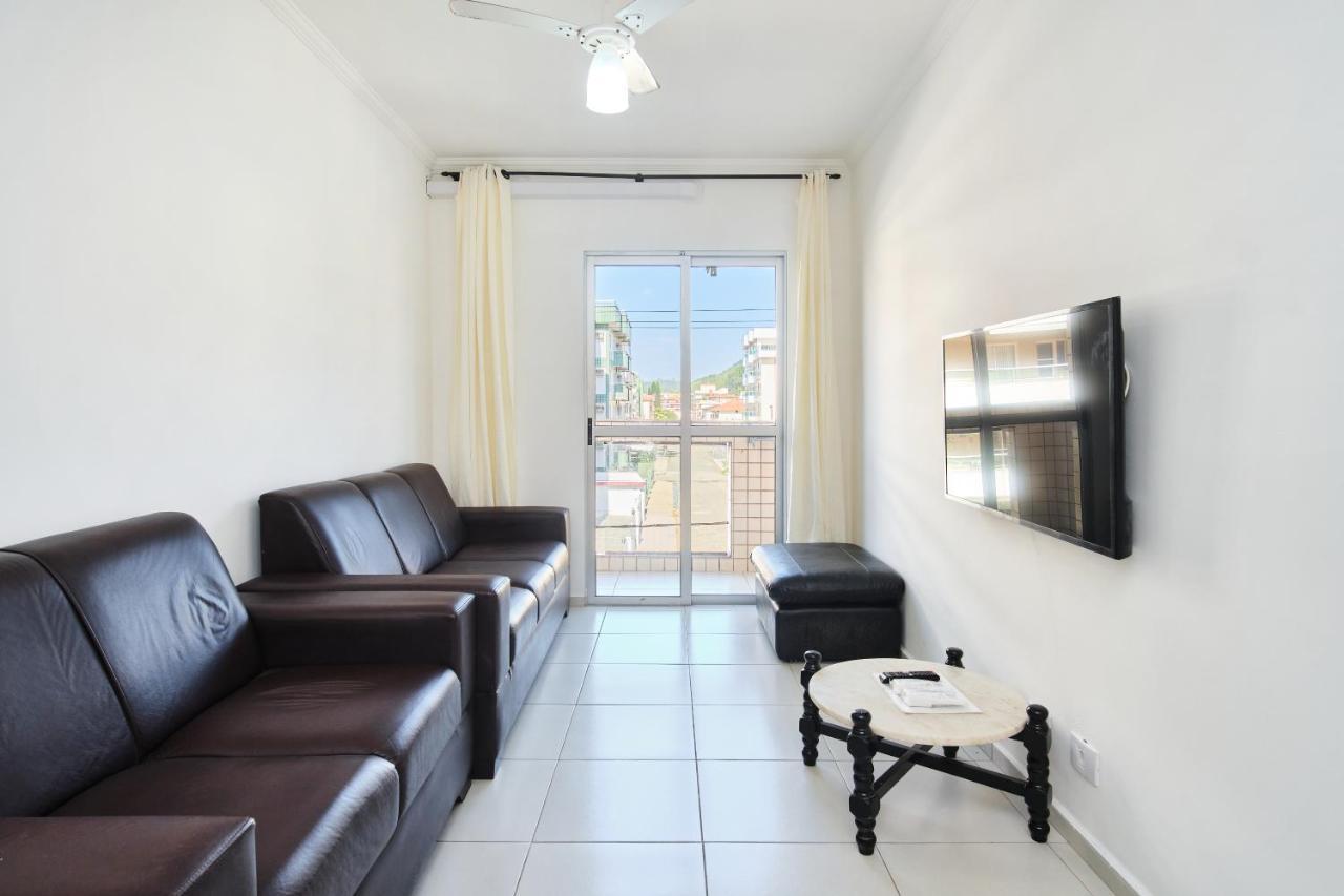 Apartamento Lenamar II: Beachside Comfort with AC & Wi-Fi Ubatuba Exterior photo